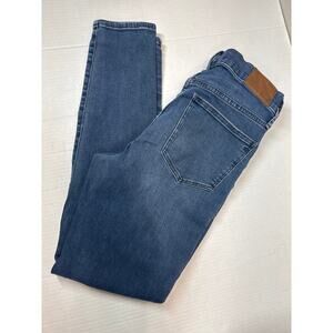 Madewell 9” Mid Rise‎ Skinny Denim Jeans Women’s Dark Wash Size 29